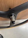 Clearance - 650c Carbonbike 3 Spoke Tubular Drive Wheel. Xdr Freehub, disc brake with thru axle or quick release