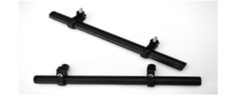 H-Tetra adaption bars for mounting brake and shift lever to frame