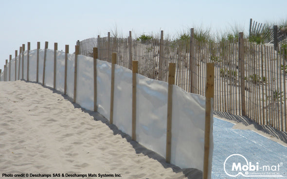 Mobi-Fence™ TRI-X BIODEGRADABLE Sand and Dust Fence 30m x 1m high.